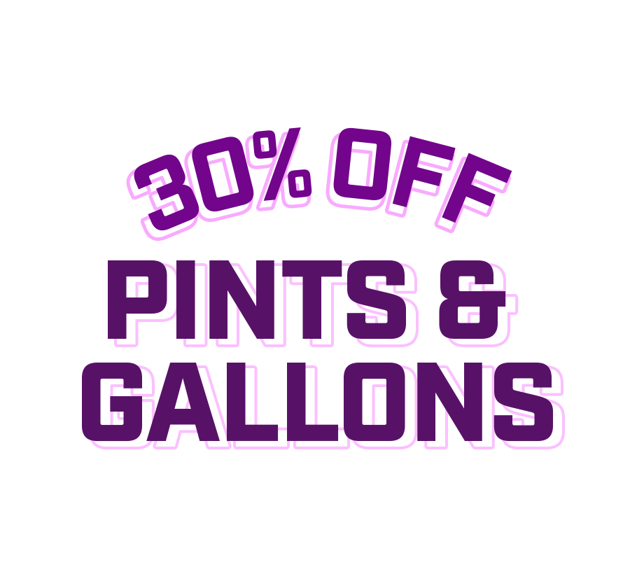 30 percent off pints and gallons mobile