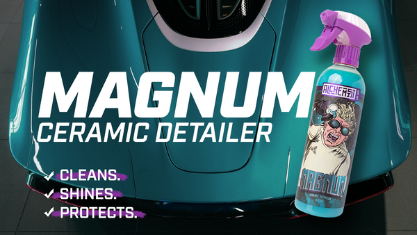 Magnum Ceramic Detailer. Cleans, shines, and protects